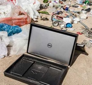 a recycled Dell computer
