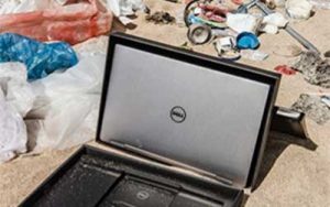 a recycled Dell computer